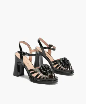 Alternative view of Sandalias Tacón Pitillos de Mujer modelo 11221 en negro