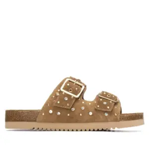 Sandalias Plana Carmela de Mujer modelo 163282 en camel