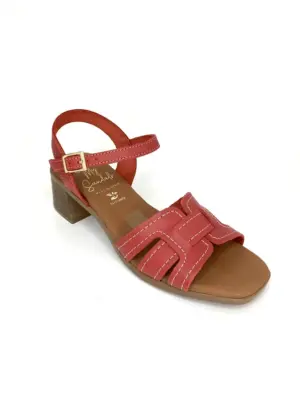 Alternative view of Sandalias Tacón Sandals de Mujer modelo 5903 en rojo