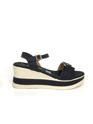 Sandalias Cuña Sandals de Mujer modelo 5981 en negro