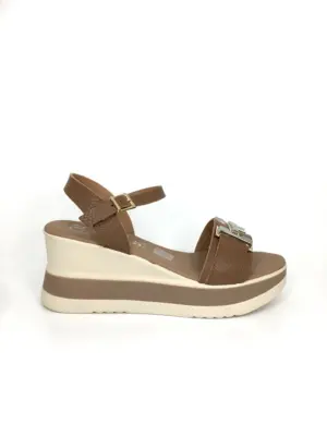 Sandalias Cuña Sandals de Mujer modelo 5981 en cuero
