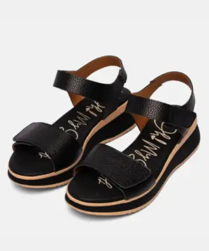 Alternative view of Sandalias Cuña Sandals de Mujer modelo 5942 en negro