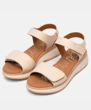 Alternative view of Sandalias Cuña Sandals de Mujer modelo 5942 en beige