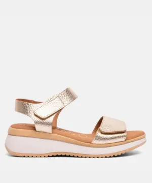 Sandalias Cuña Sandals de Mujer modelo 5942 en oro