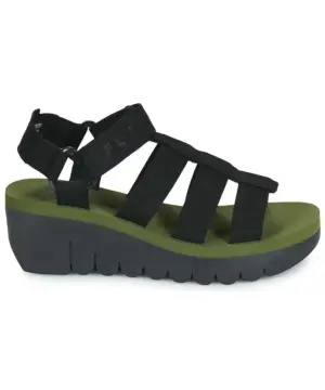 Sandalias Cuña Fly London de Mujer modelo P145198 en negro