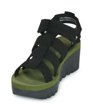 Alternative view of Sandalias Cuña Fly London de Mujer modelo P145198 en negro