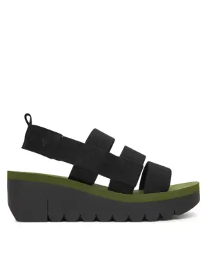Sandalias Cuña Fly London de Mujer modelo P144847 en negro
