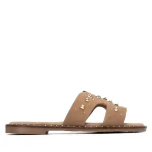Sandalias Plana Carmela de Mujer modelo 163057 en camel