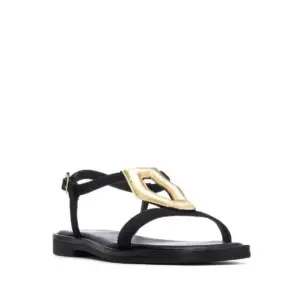 Alternative view of Sandalias Plana Carmela de Mujer modelo 163290 en negro