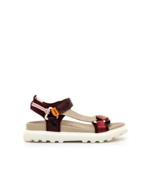 Sandalias Plana Mustang de Mujer modelo 60001 en burdeos