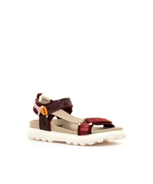 Alternative view of Sandalias Plana Mustang de Mujer modelo 60001 en burdeos