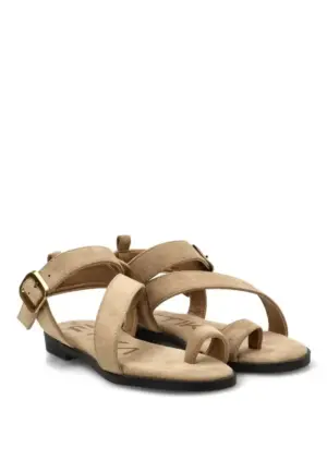 Alternative view of Sandalias Plana Etika de Mujer modelo 10142 en beige