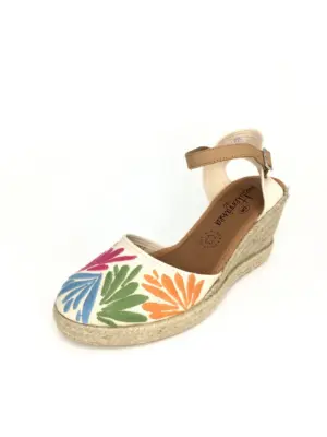 Alternative view of Sandalias Cuña Mediterranea de Mujer modelo 60259 en multi