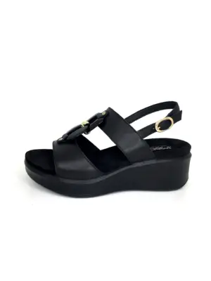 Sandalias Cuña Imac de Mujer modelo 109020 en negro