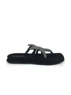 Sandalias Plana Kammi de Mujer modelo LOLA 2 en negro