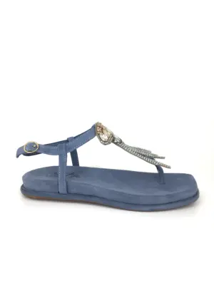 Sandalias Plana Kammi de Mujer modelo LOLA 4 en azul